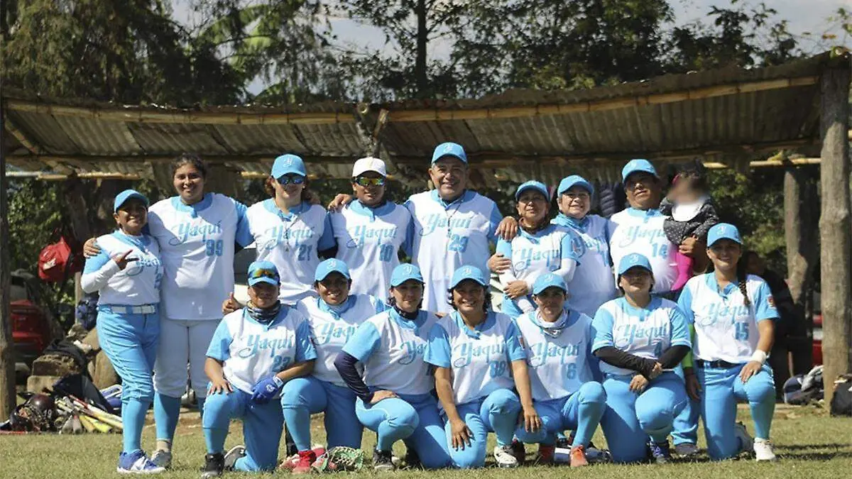 Club Yaqui Xalapa se corona en la Liga Coatepecana de Beisbol Femenil